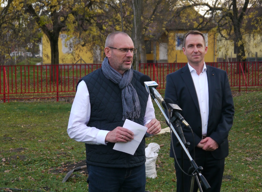 Zsigó Róbert államtitkár - Dr. Flivig Géza polgármester