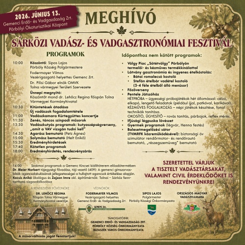 Tolna Vármegyei Vadásznap